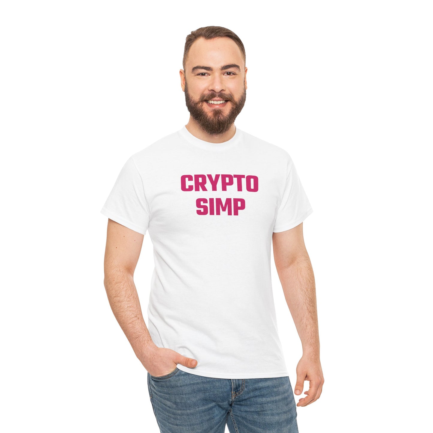 Crypto Simp (Version 2) Graphic Tee - Unisex Cotton T-Shirt