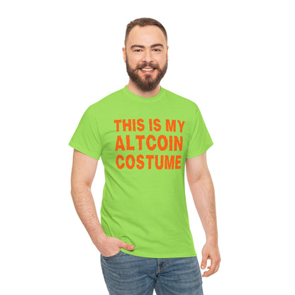 This Is My Altcoin Costume Graphic Tee - Crypto Halloween T-Shirt