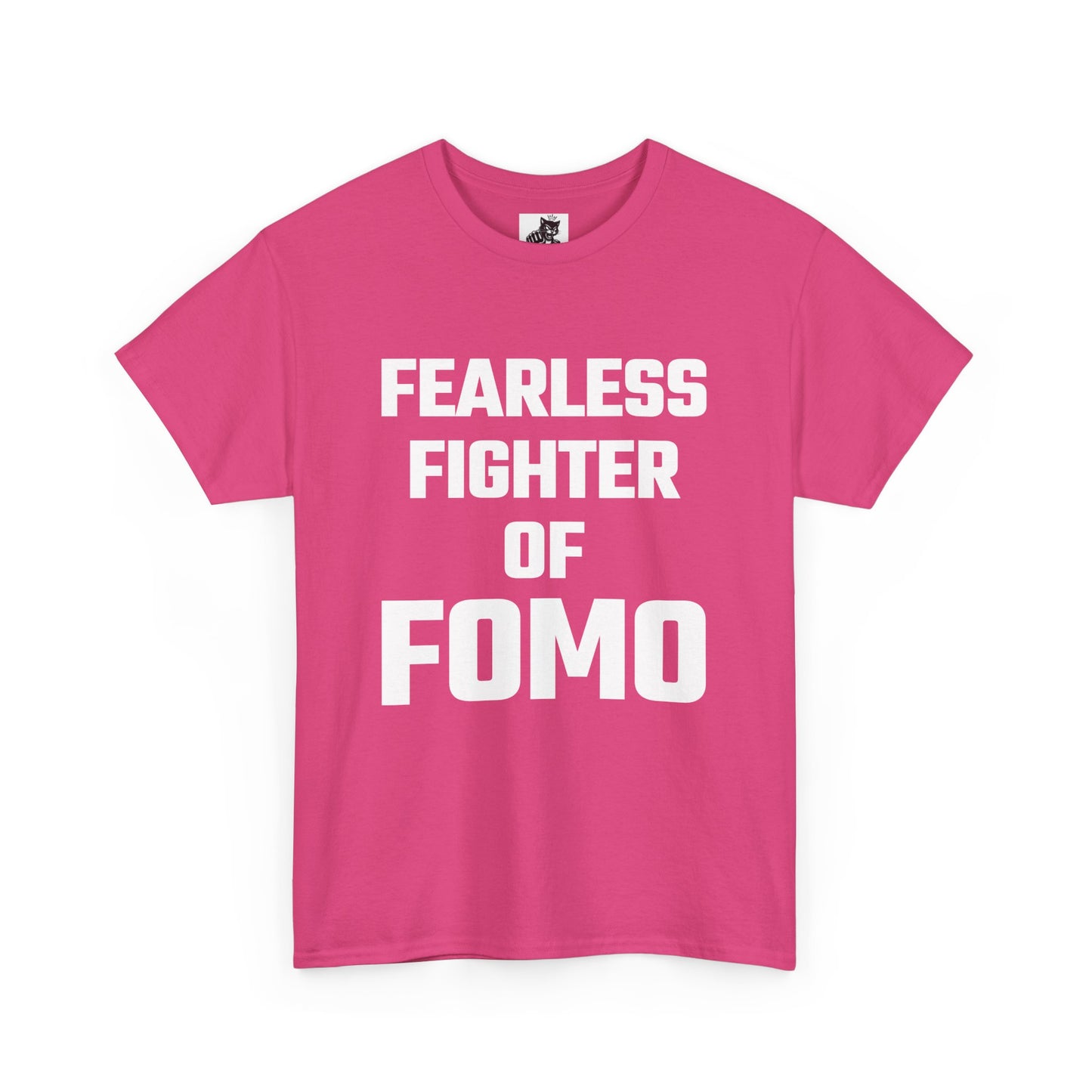 Fearless Fighter of FOMO Graphic Tee - Unisex Cotton T-Shirt