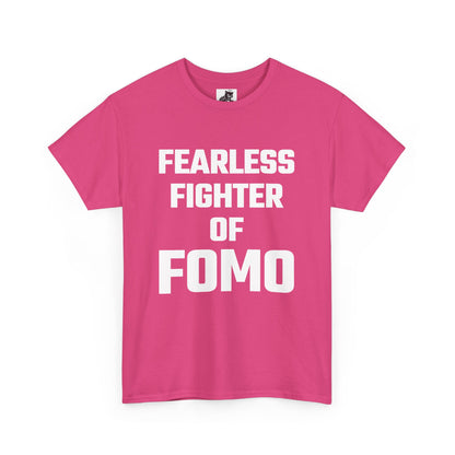 Fearless Fighter of FOMO Graphic Tee - Unisex Cotton T-Shirt