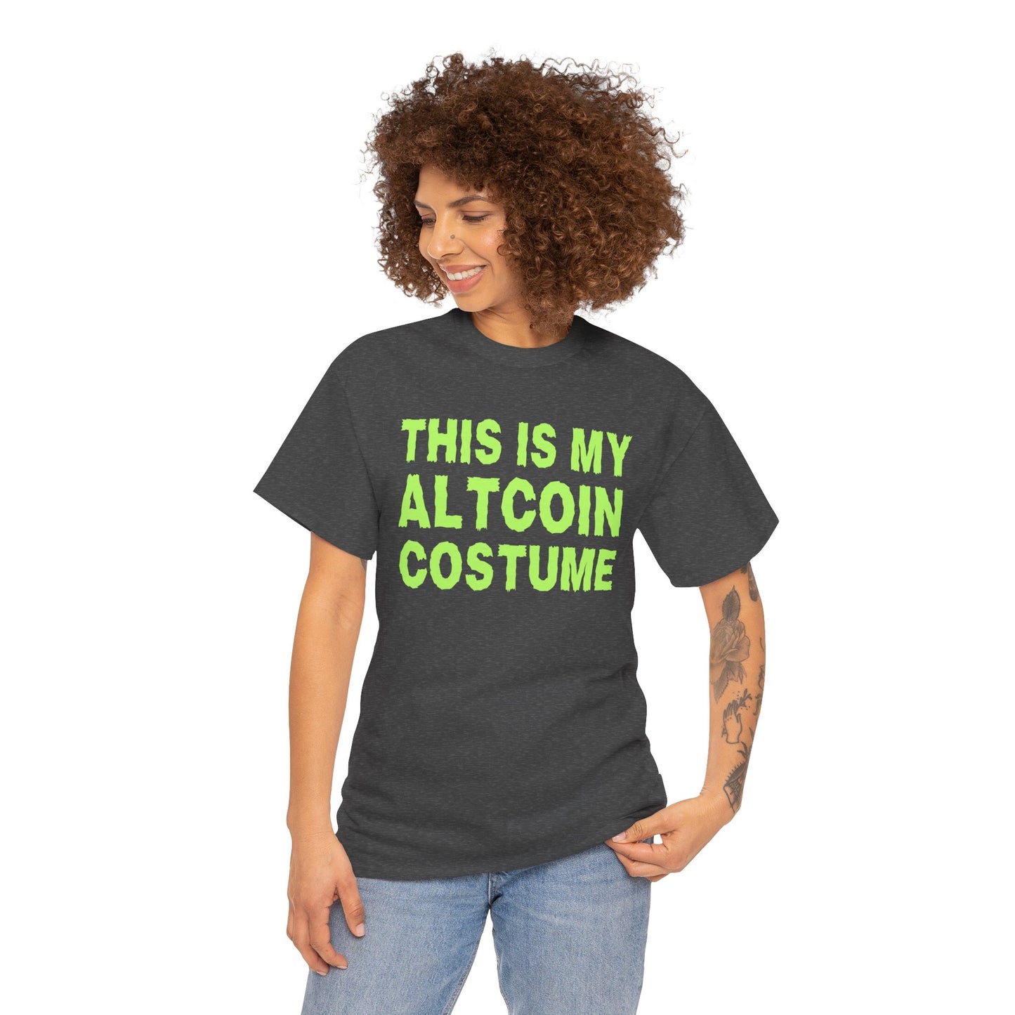 This Is My Altcoin Costume (Version 2) Graphic Tee - Crypto Halloween T-Shirt