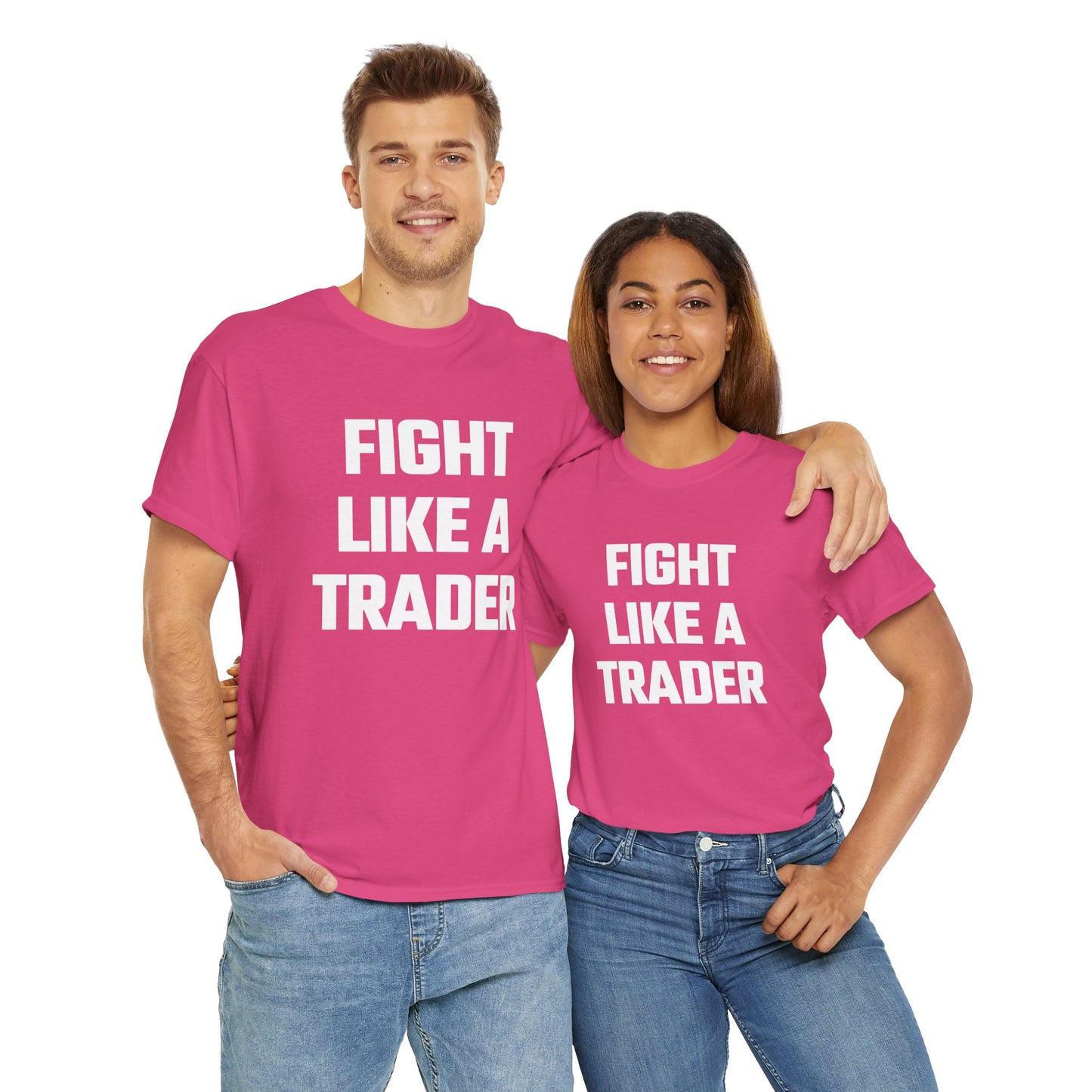 Fight Like A Trader Graphic Tee - Unisex Cotton T-Shirt