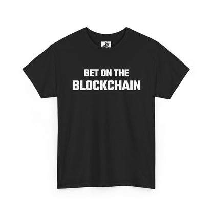 Bet On The Blockchain Crypto Themed T-Shirt