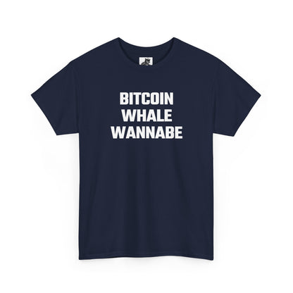 Bitcoin Whale Wannabe Crypto Themed T-Shirt