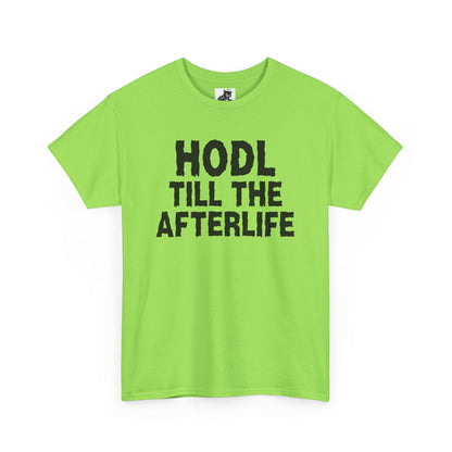 HODL Till The Afterlife (Version 2) Graphic Tee - Crypto Halloween T-Shirt