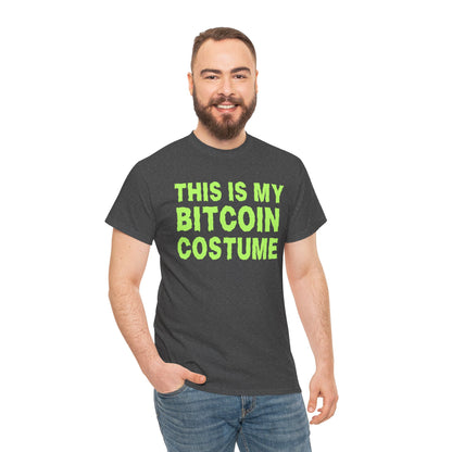 This Is My Bitcoin Costume (Version 2) Graphic Tee - Crypto Halloween T-Shirt