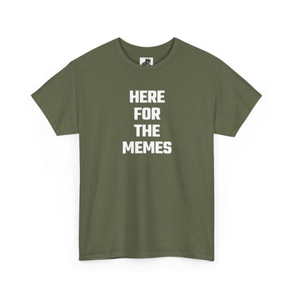 Here For The Memes Crypto Themed T-Shirt