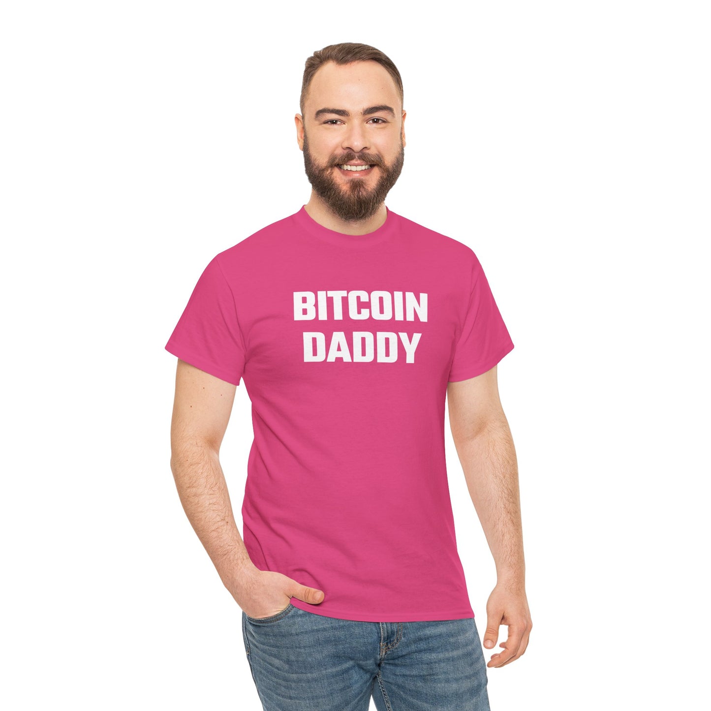 Bitcoin Daddy Graphic Tee - Unisex Cotton T-Shirt