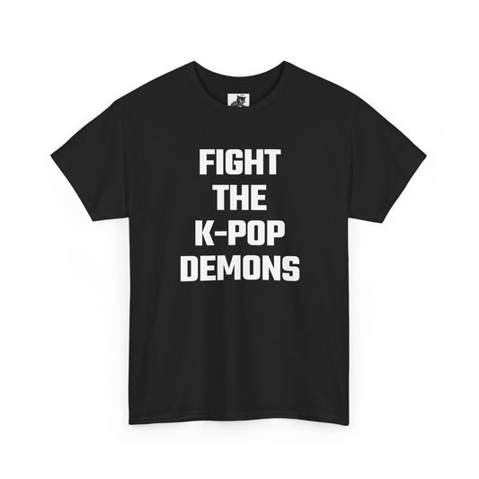 Fight The K-Pop Demons Graphic Tee - Unisex Cotton T-Shirt