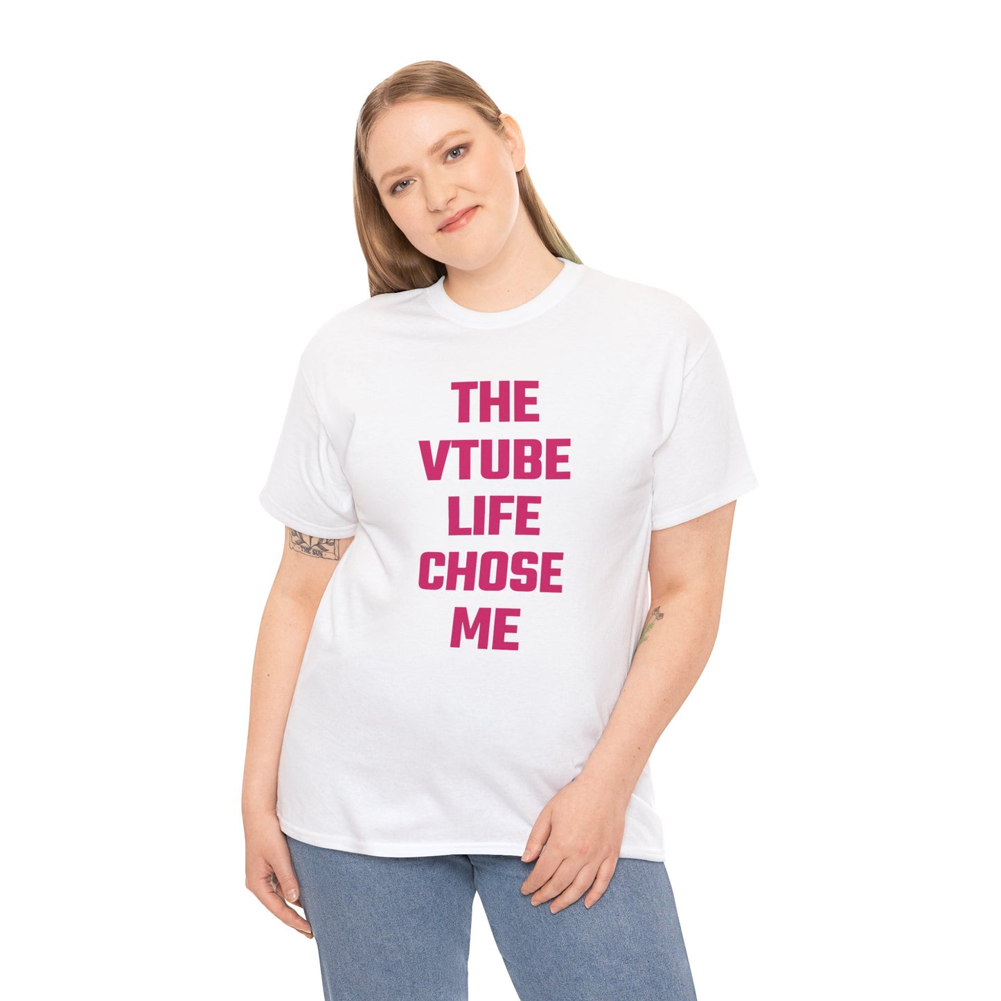 The VTube Life Chose Me (Version 2) Graphic Tee - Unisex Cotton T-Shirt