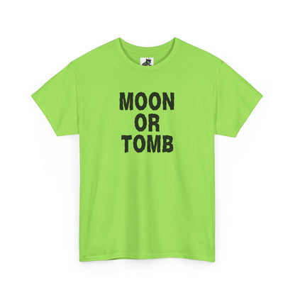 Moon Or Tomb (Version 2) Graphic Tee - Crypto Halloween T-Shirt