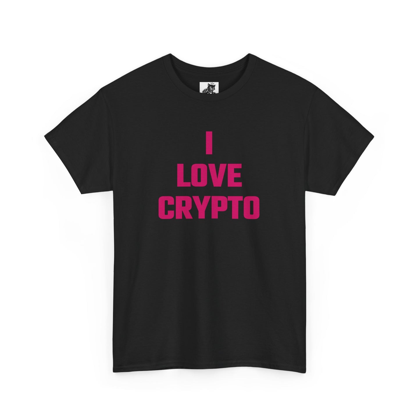 I Love Crypto (Version 2) Graphic Tee - Unisex Cotton T-Shirt