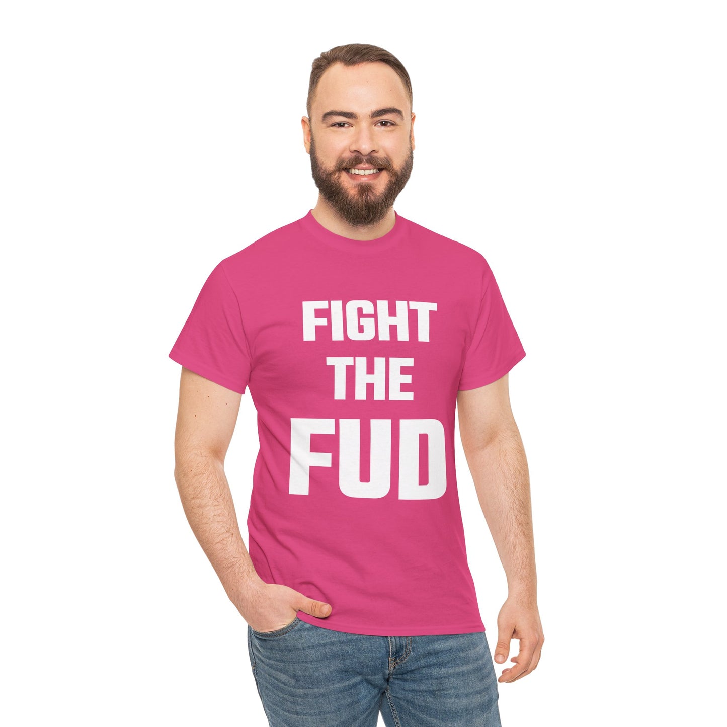 Fight The FUD Graphic Tee - Unisex Cotton T-Shirt