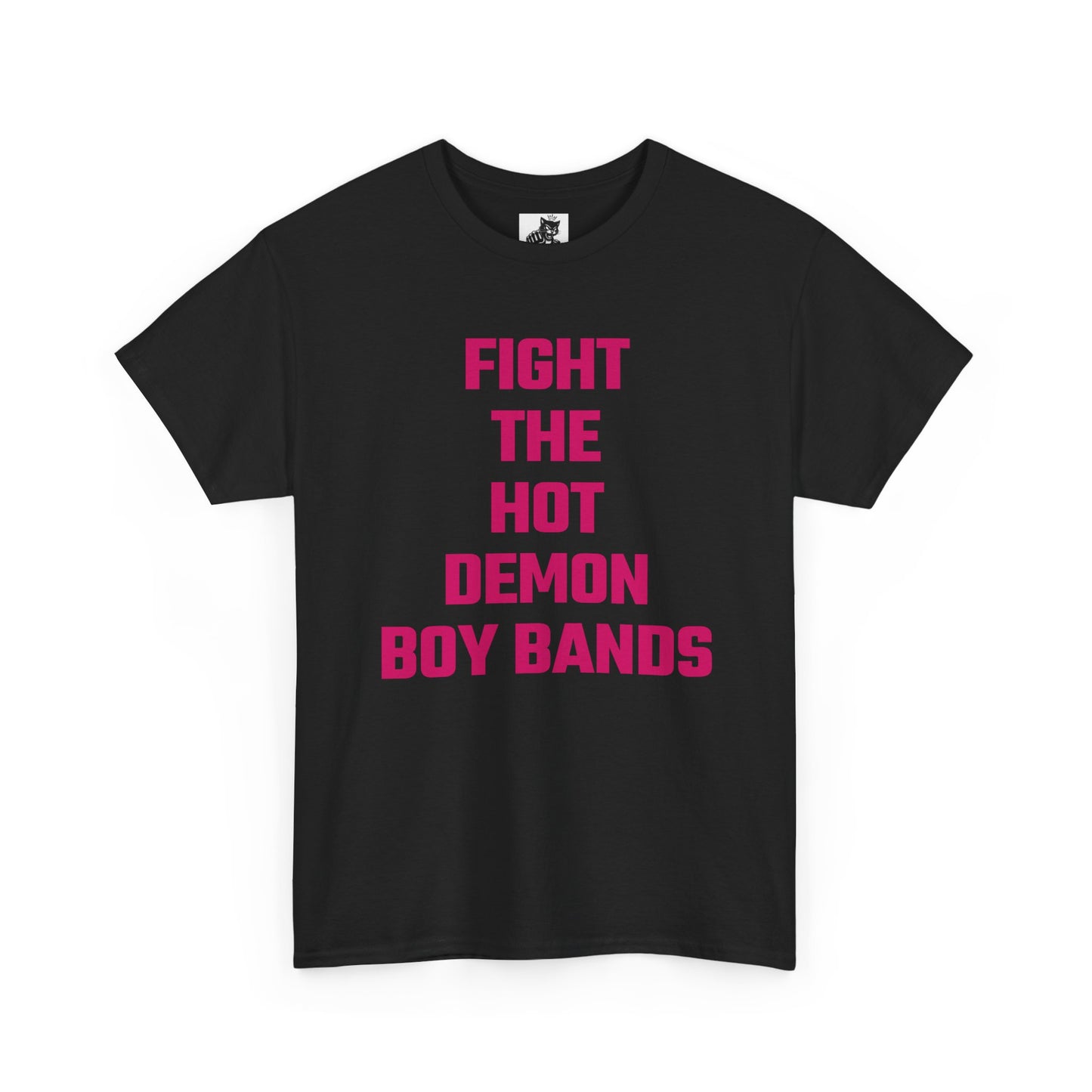 Fight The Hot Demon Boy Bands (Version 2) Graphic Tee - Unisex Cotton T-Shirt