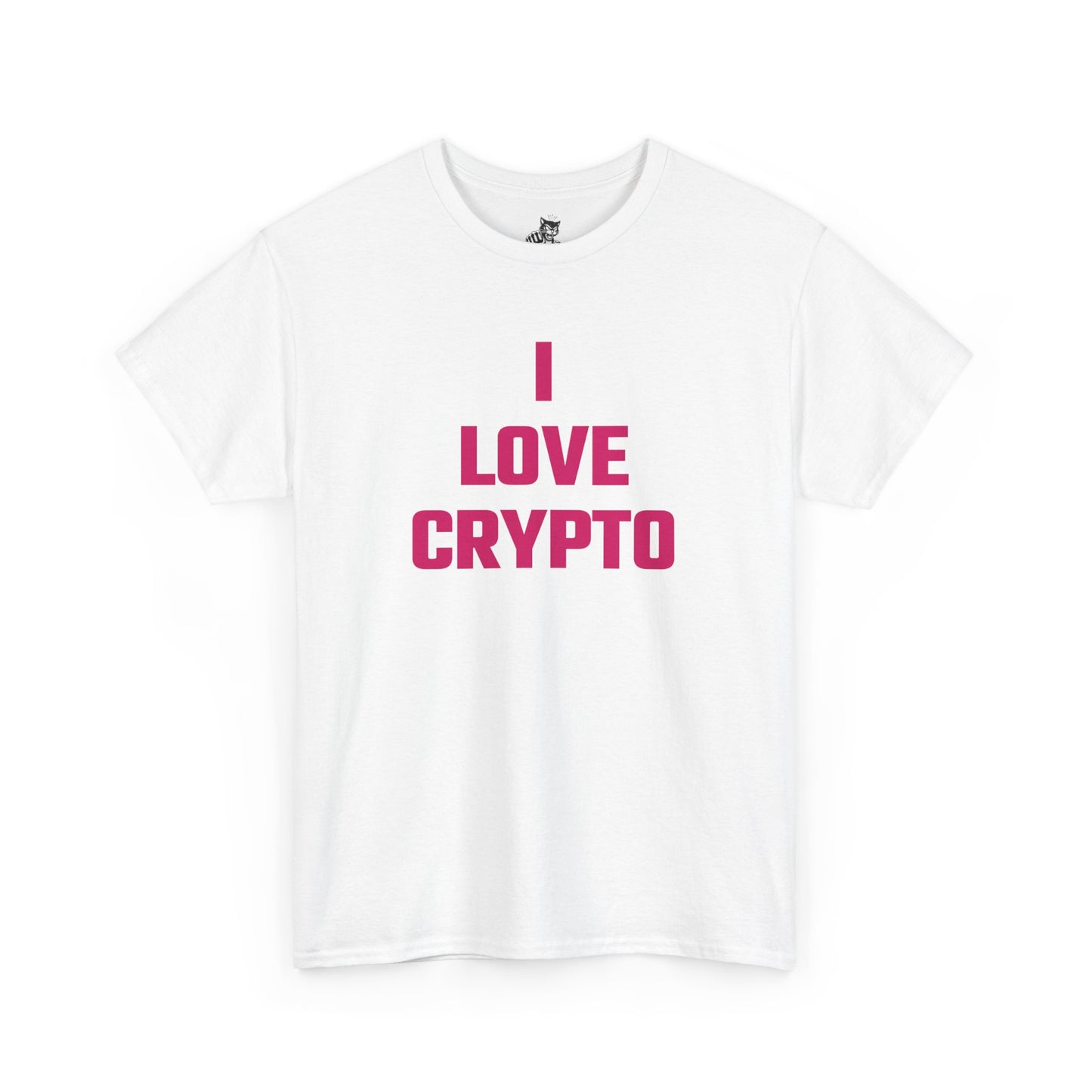 I Love Crypto (Version 2) Graphic Tee - Unisex Cotton T-Shirt