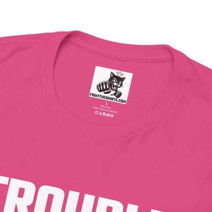 Trouble Simp Graphic Tee - Unisex Cotton T-Shirt