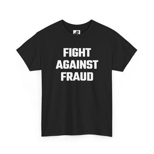 Fight Against Fraud Graphic Tee - Unisex Cotton T-Shirt