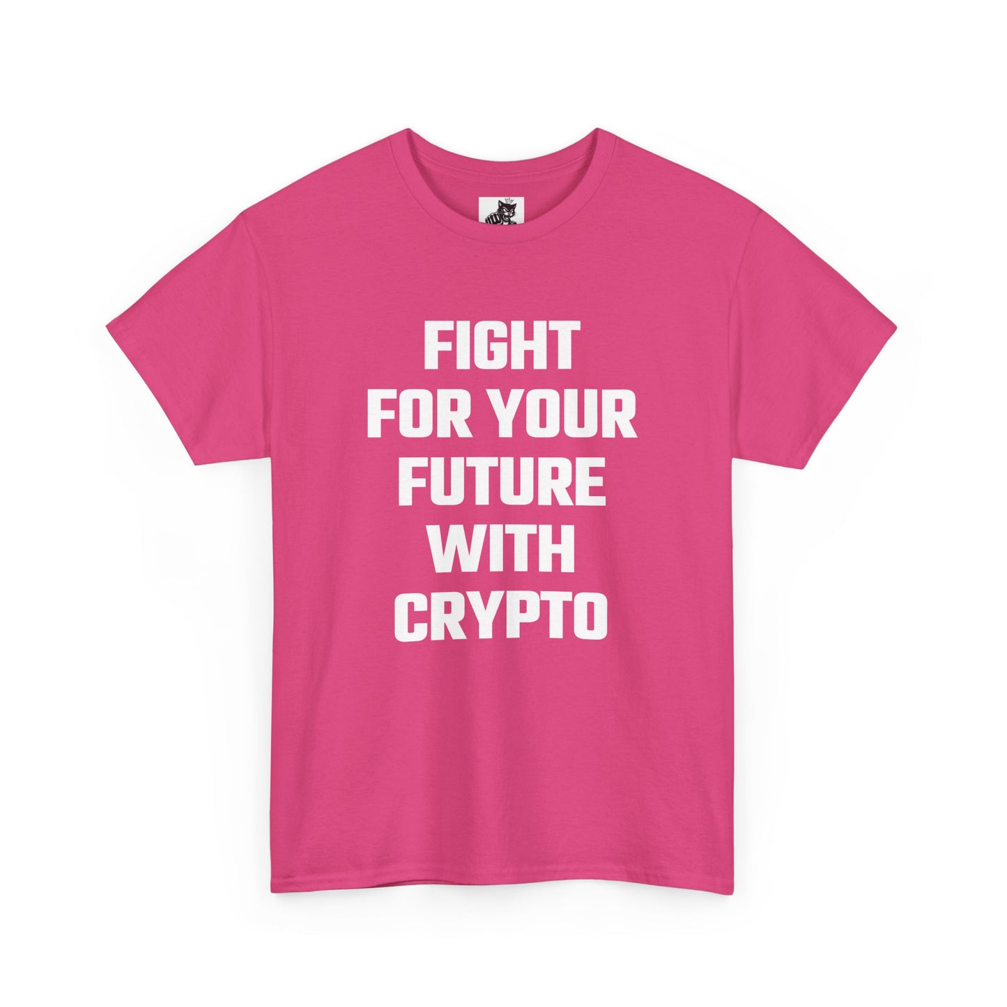 Fight For Your Future With Crypto Graphic Tee - Unisex Cotton T-Shirt