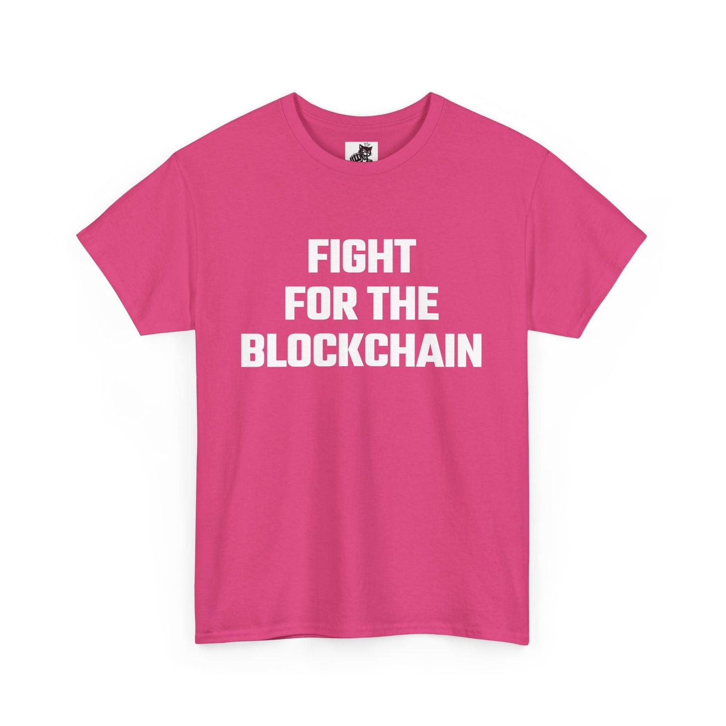 Fight for the Blockchain Graphic Tee - Unisex Cotton T-Shirt