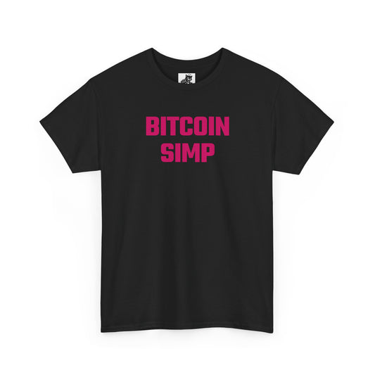 Bitcoin Simp (Version 2) Graphic Tee - Unisex Cotton T-Shirt