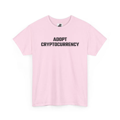 Adopt Cryptocurrency Graphic T-Shirt