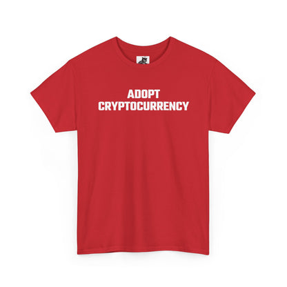 Adopt Cryptocurrency Graphic T-Shirt
