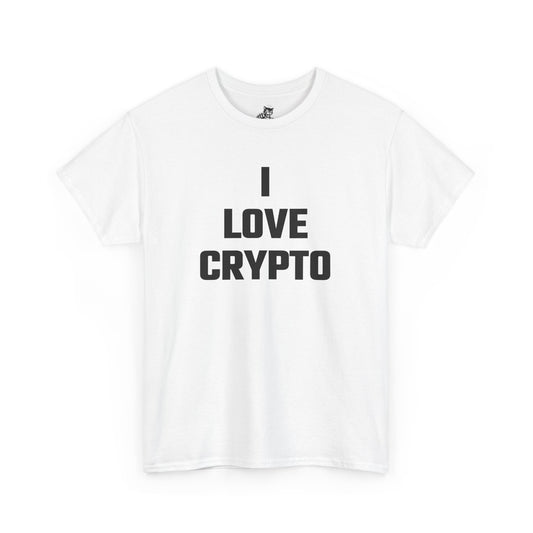 I Love Crypto Graphic Tee - Unisex Cotton T-Shirt