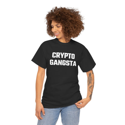 Crypto Gangsta Graphic Tee - Unisex Cotton T-Shirt