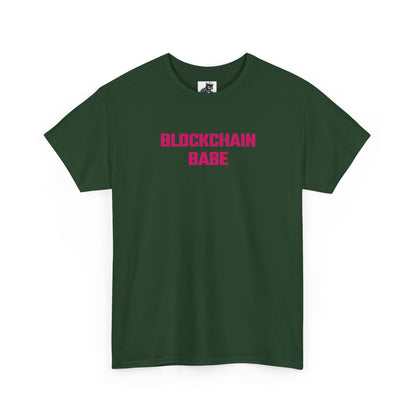 Blockchain Babe (Version 2) Crypto Themed T-Shirt