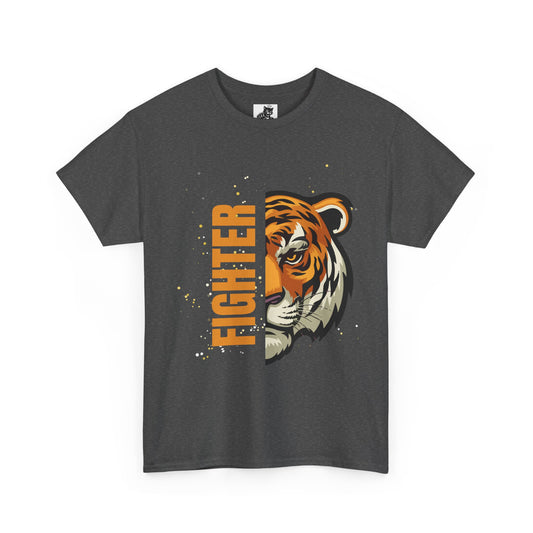 Fighter Tiger Graphic Tee - Unisex Cotton T-Shirt