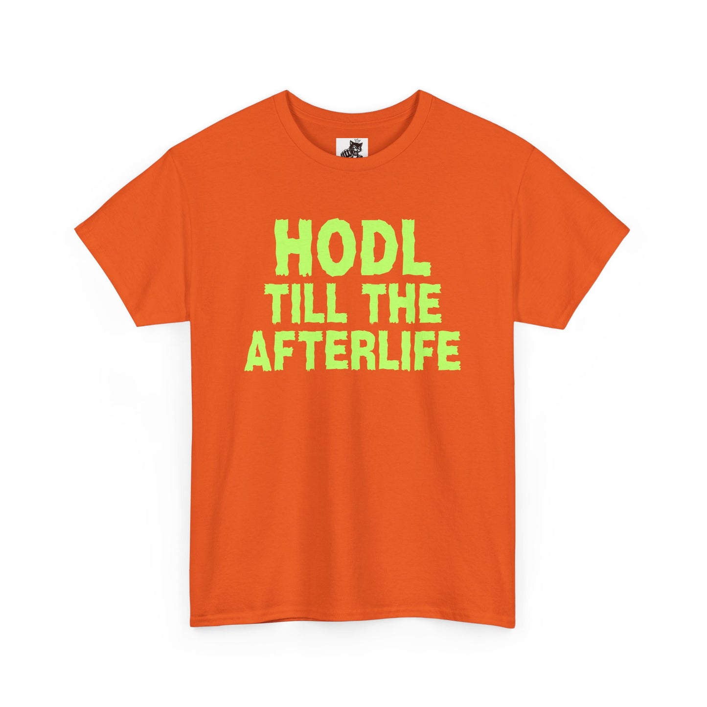 HODL Till The Afterlife (Version 2) Graphic Tee - Crypto Halloween T-Shirt