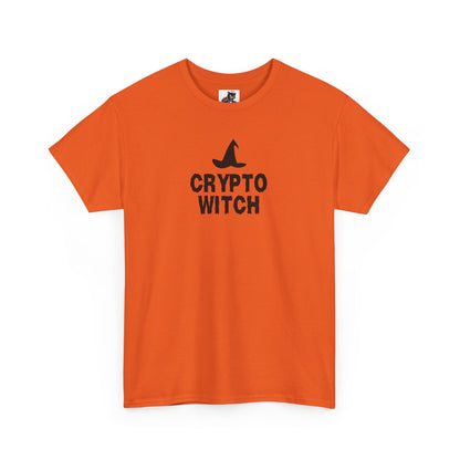Crypto Witch Graphic Tee - Crypto Halloween T-Shirt