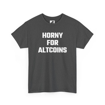 Horny For Altcoins Crypto Themed T-Shirt
