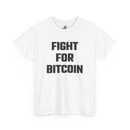 Fight for Bitcoin Graphic Tee - Unisex Cotton T-Shirt