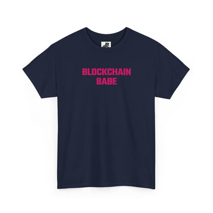 Blockchain Babe (Version 2) Crypto Themed T-Shirt