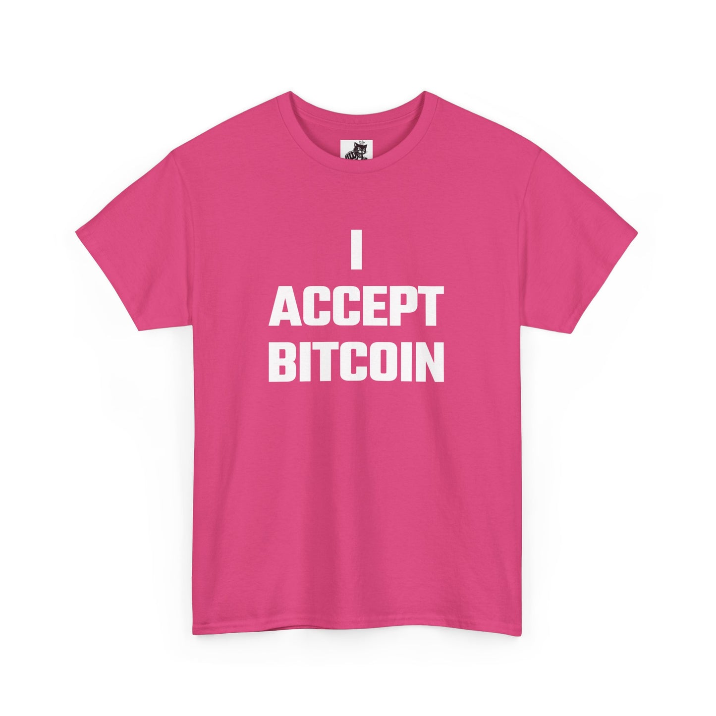 I Accept Bitcoin Graphic Tee - Unisex Cotton T-Shirt