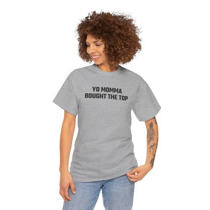 Yo Momma Bought The Top Graphic Tee - Crypto Themed T-Shirt