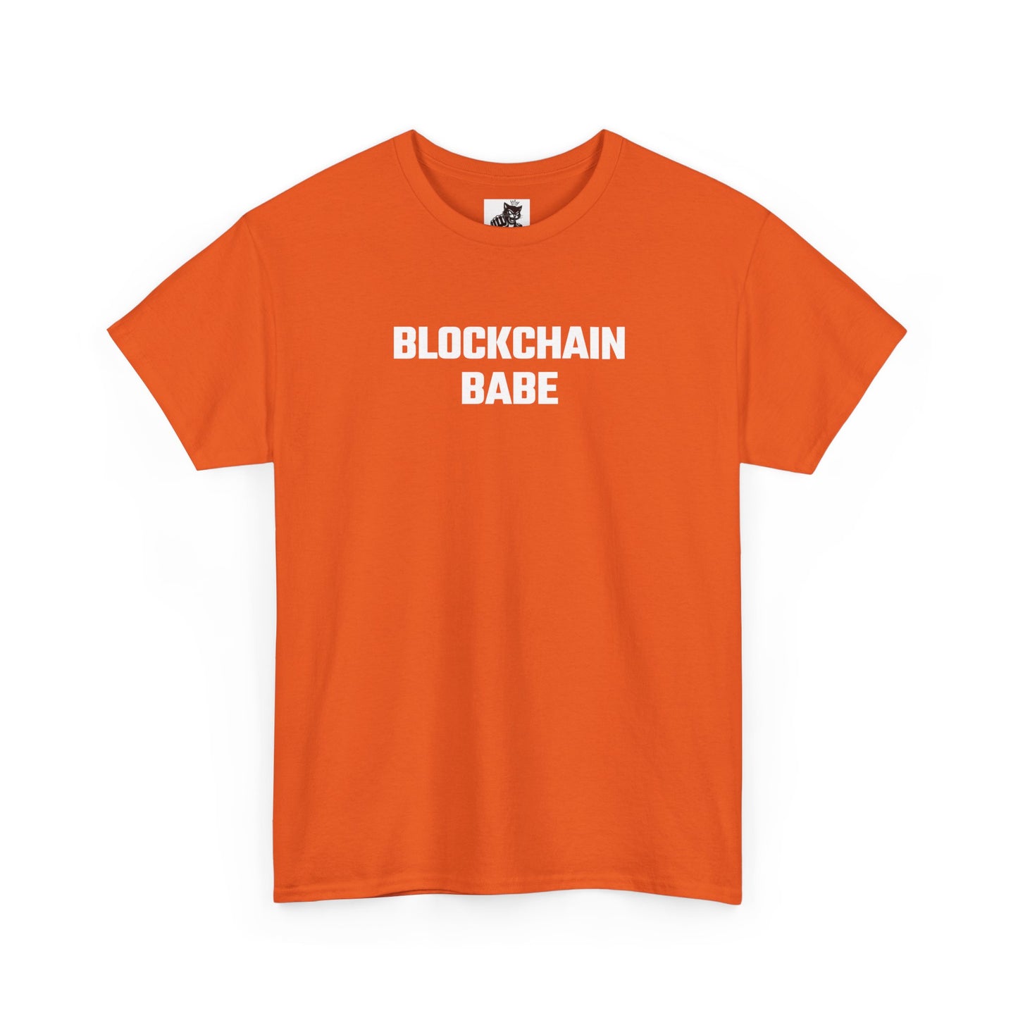 Blockchain Babe Crypto Themed T-Shirt