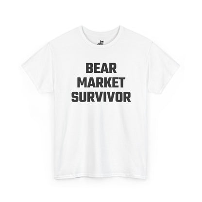 Bear Market Survivor Graphic Tee - Unisex Cotton T-Shirt