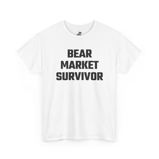 Bear Market Survivor Graphic Tee - Unisex Cotton T-Shirt