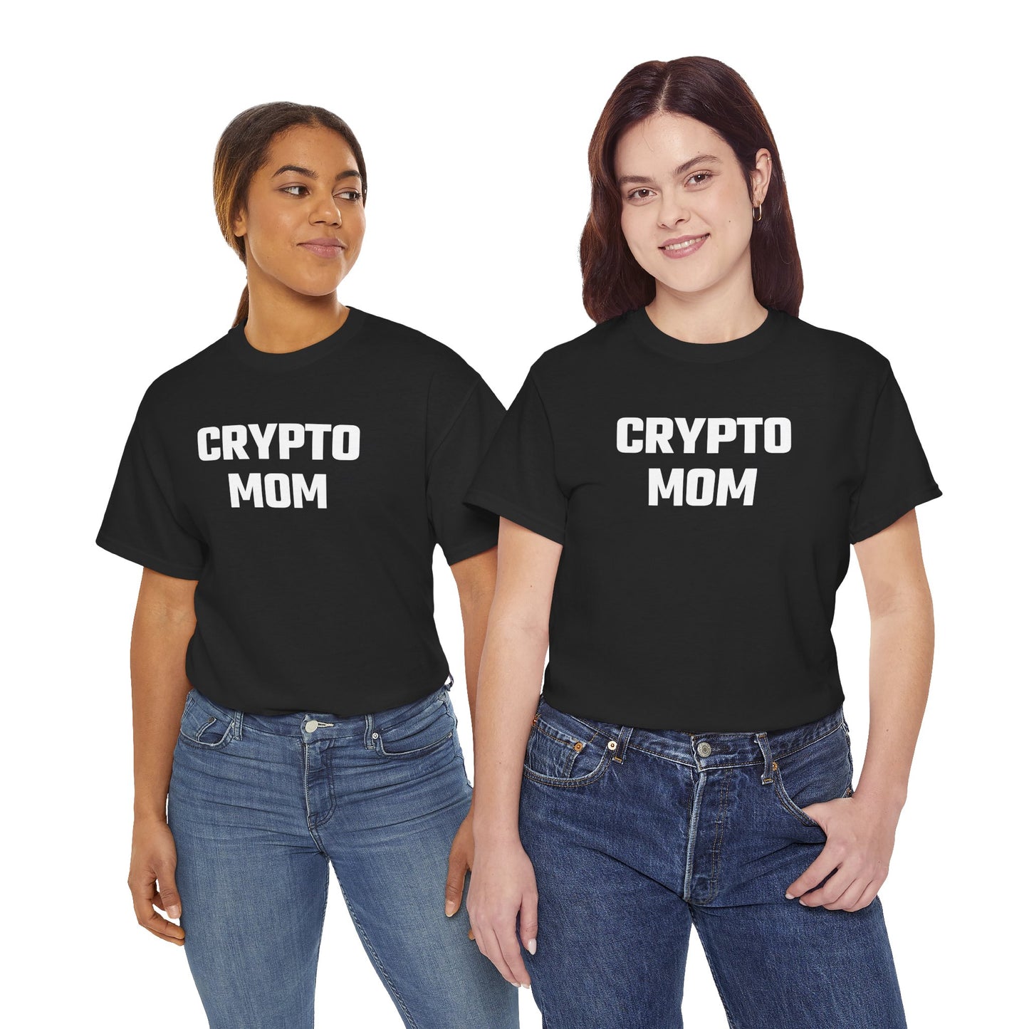 Crypto Mom Graphic Tee - Unisex Cotton T-Shirt