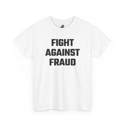 Fight Against Fraud Graphic Tee - Unisex Cotton T-Shirt