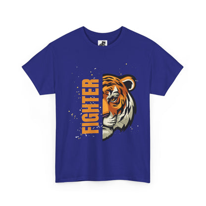 Fighter Tiger Graphic Tee - Unisex Cotton T-Shirt