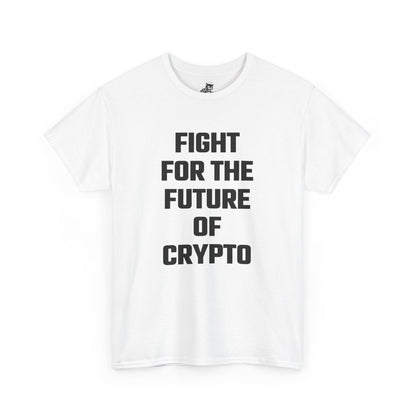 Fight For The Future Of Crypto Graphic Tee - Unisex Cotton T-Shirt