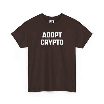 Adopt Crypto Graphic T-Shirt