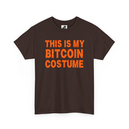 This Is My Bitcoin Costume Graphic Tee - Crypto Halloween T-Shirt