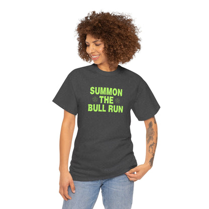 Summon The Bull Run (Version 2) Graphic Tee - Crypto Halloween T-Shirt