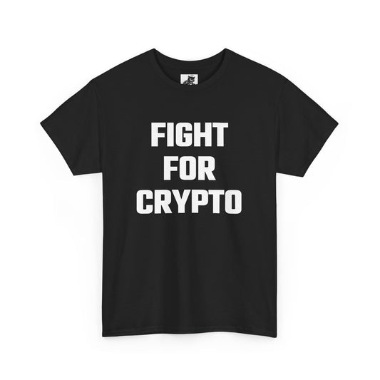Fight for Crypto Graphic Tee - Unisex Cotton T-Shirt
