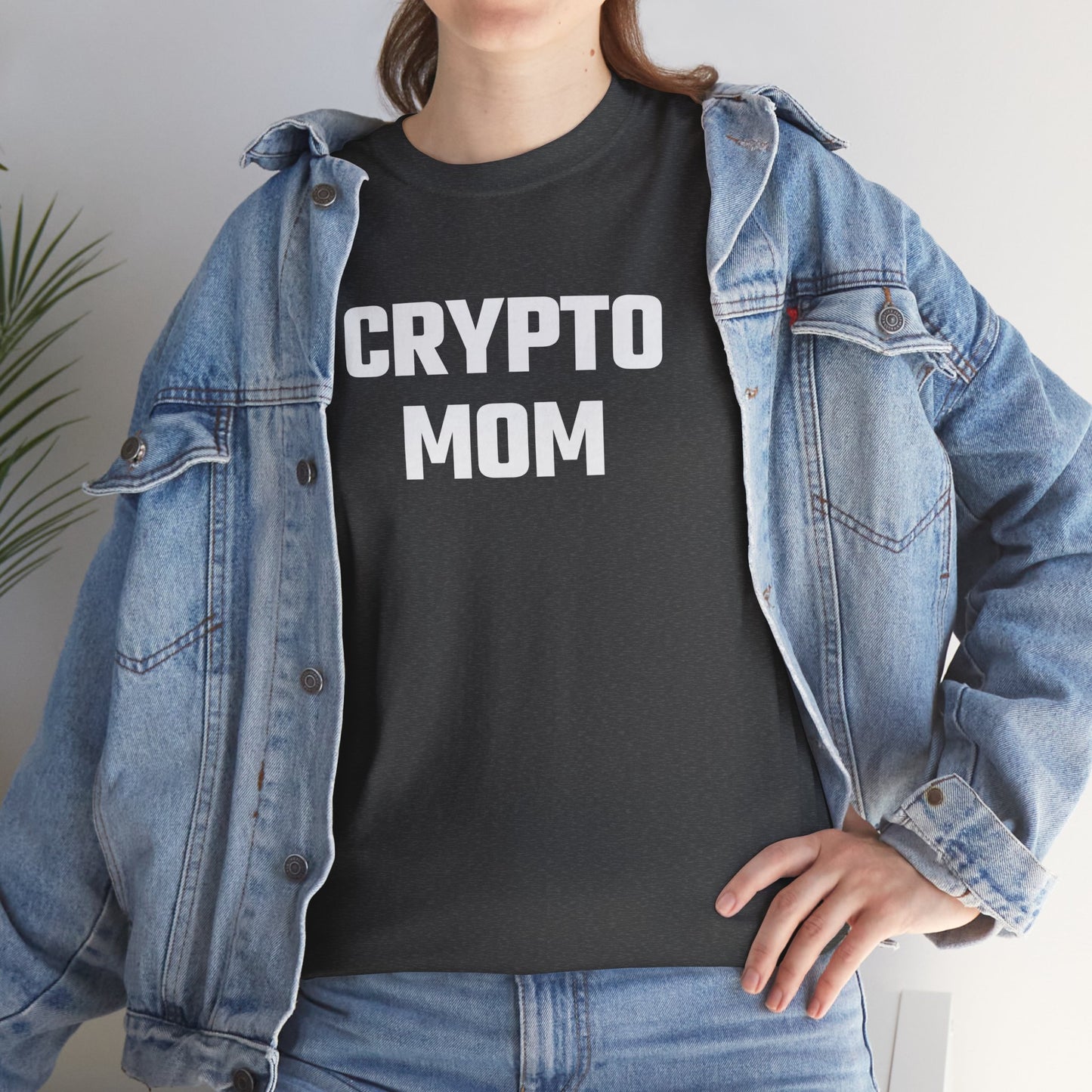 Crypto Mom Graphic Tee - Unisex Cotton T-Shirt