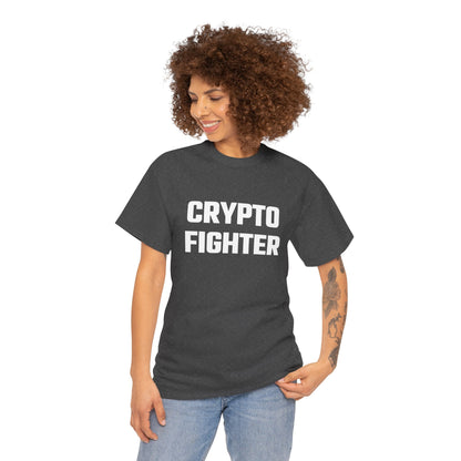 Crypto Fighter Graphic Tee - Crypto Themed T-Shirt